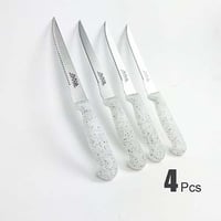 سكاكين فواكة وخضار بشفرات خشنة ستيل 4 قطع وتعتبر م...