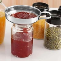 قمع من الفولاذ ألومنيوم فوهة كبيرة لتعبئة العناصر...