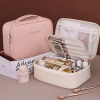 شنط مكياج صغيرة مقسمة وعملية لتنيظم التسريحه ومفيد...