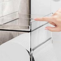 حامل مناديل جداري للحمام والمغاسل رول صغير اكريلك...