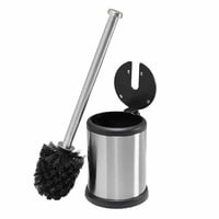 فرشاة مرحاض مع قاعدة بغطاء