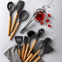 ملاعق سيليكون للطبخ 12 قطعه مقاومة للحرارة