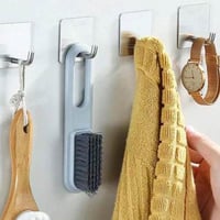 خطافات للحمام والمطبخ لاصقه 4 قطع، خطافات حديد جدا...