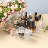 منظم اكريليك للمكياج والاكسسوار والأشياء الصغيرة 4...