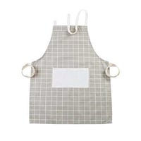 مريلة مطبخ قماش كاروهات لحماية الملابس من الضرر وا...