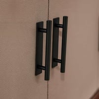 مسكات دواليب وادراج لاصقة أسود أنيقة وعملية سهلة ا...