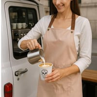 مريلة مطبخ مقاومة للماء مع جيب أمامي عملي بتصميم أ...