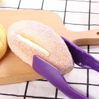 ملاقط طعام صغيره بلاستيك 3 أحجام بألوان مختلفة مفي...