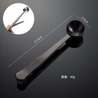 ملعقة بن قهوة ستيل و كلبس إغلاق للكيس لتحضير القهو...