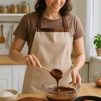 مريلة مطبخ مقاومة للماء مع جيب أمامي عملي بتصميم أ...