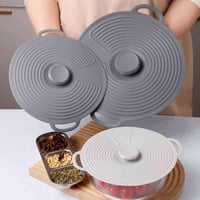 غطاء سيليكون حراري 3 قطع متانة عالية بأحجام مختلفة