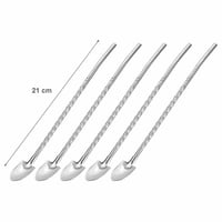 مصاص حديد 5 قطع مع فرشاة للتنظيف وملعقة لتسهيل تحر...