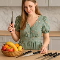 سكاكين الفواكه شفرات ناعمة ستيل 6 قطع وتعتبر من اد...