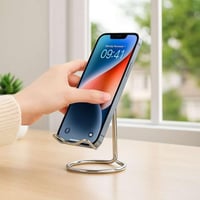 حامل جوال مكتبي ستيل مقاوم للصدأ لجميع أنواع الجوا...