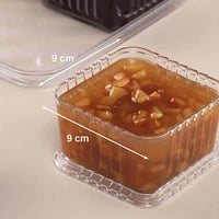 علب تقديم المكسرات بلاستيك شفاف طقم 4 قطع بتصميم ا...