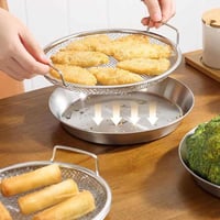 مصفاة زيت القلي ستيل مقاوم للصدأ لتصفية وتجفيف الم...