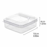 منظمات ثلاجة علب تخزين شفافة لحفظ الجبن والعناصر ا...