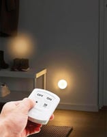 اضاءة بالبطارية ليد 3 حبات لاصقة مع ريموت مفيدة في...