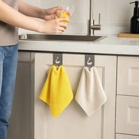 حامل مناشف المطبخ ستيل 3 قطع عبارة عن خطاف تعليق ع...