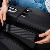 منظم فجوة مقعد السيارة الأمامي قطعتين، صندوق تخزين...