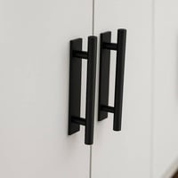 مسكات دواليب وادراج لاصقة أسود أنيقة وعملية سهلة ا...