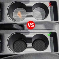 قاعدة حامل اكواب للسيارة سيليكون قطعتين حجم قياسي...