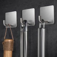 خطافات للحمام والمطبخ لاصقه 4 قطع، خطافات حديد جدا...