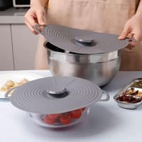 غطاء سيليكون حراري 3 قطع متانة عالية بأحجام مختلفة