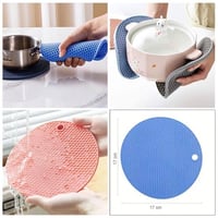 قاعدة سيليكون عازلة للحرارة 3 قطع للقدور والاواني...