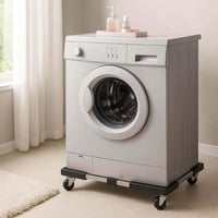 قاعدة غسالة متحركة بعجلات عملية ومفيدة لتنظيم المن...