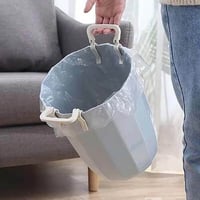 مشبك تثبيت أكياس سلة المهملات لمنع انزلاق الكيس وح...