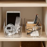 منظم تخزين اكريلك للمنزل والمطبخ