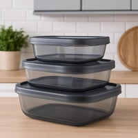 علب حفظ الطعام بالثلاجة 3 قطع صناعة تركية