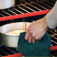 غطاء رف الفرن سيليكون واقي من الحرارة ويمنع إصابات...