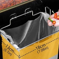 حامل اكياس القمامة ستيل للمطبخ مقاوم للصدأ لتنظيم...