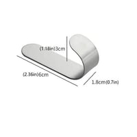 خطاف تعليق لاصق ستيل قطعتين ستيل لاصق مقاوم للماء...