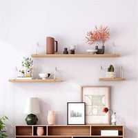 رفوف خشب جدارية عدد 1 رف مقاس 50سم أنيقة تناسب جمي...