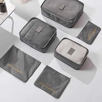 منظمات شنط السفر 6 قطع لتنظيم وترتيب حقيبة السفر ب...