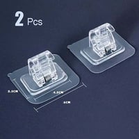 حامل ماسورة تعليق لاصقة قطعتين لتعليق ماسورة الملا...