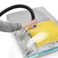 اكياس تخزين الملابس المفرغة من الهواء بواسطة الشفط...