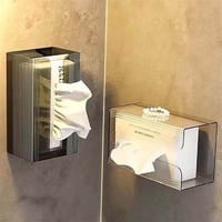 علبة مناديل اكريليك فخمه 1 قطعه تركيب بواسطة لاصق...