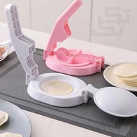 مكبس فرد العجين بلاستيك الى قطع دائرية لتحضير المع...