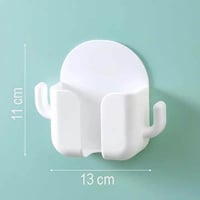 حامل جوال جداري لاصق سهل التثبيت بجانب فيش الكهربا...