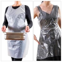 مريله بلاستيكية 50 قطعه شفاف ضد الماء استخدام مره...