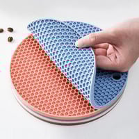 قاعدة سيليكون عازلة للحرارة 3 قطع للقدور والاواني...