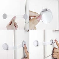 قفل امان للأطفال لاصق لتأمين الأدراج والدواليب ومن...