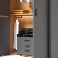 مسكات دواليب وادراج لاصقة أسود أنيقة وعملية سهلة ا...