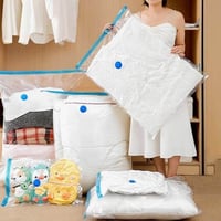 اكياس تخزين الملابس المفرغة من الهواء بواسطة الشفط...