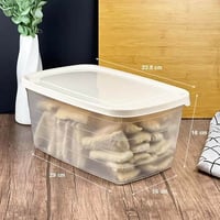 حافظة طعام كبيرة بلاستيك لتخزين وحفظ المأكولات الم...