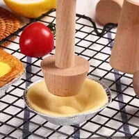 مكبس تارت خشبي جهتين لصنع قوالب التارت حسب المقاس...